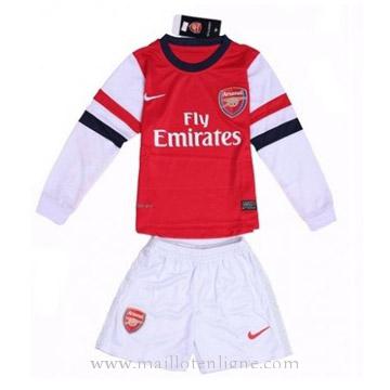 Maillot Arsenal Manche Longue Enfant Domicile 2013-2014